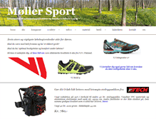 Tablet Screenshot of mollersport.dk